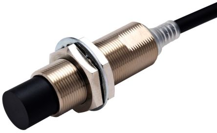 Omron Inductive Threaded Barrel Proximity Sensor, M18, 30 mm Detection, PNP NO, 10 → 30 V dc [E2E-X30MB1TL18 2M]; 214-7086