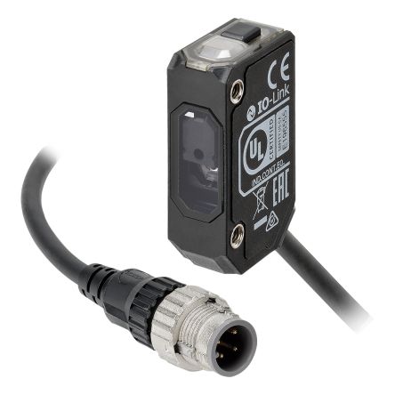 Omron Background Suppression Photoelectric Sensor, Block Sensor, 50 → 1500 mm Detection Range [E3AS-F1500IPT-M1TJ  0.3M]; 214-7121