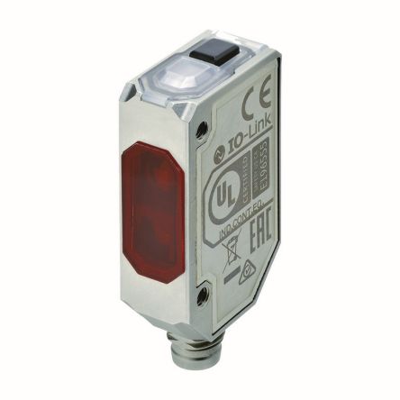 Omron Background Suppression Photoelectric Sensor, Block Sensor, 10 → 80 mm Detection Range [E3AS-L80MD M3]; 214-7122