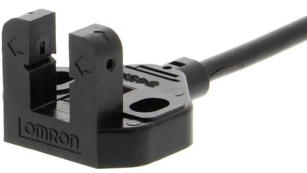 Omron Through Beam Photoelectric Sensor, Slot Sensor, 5 mm Detection Range [EE-SX771P]; 214-7164