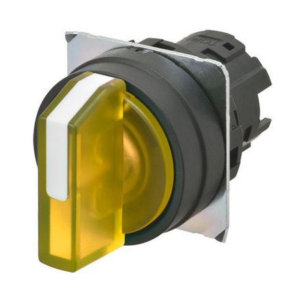 Omron A22N Series 3 Position Selector Switch Head, 22mm Cutout [A22NZ-3BM-TYA]; 214-7790