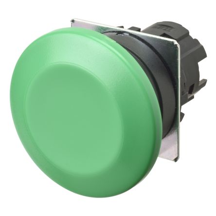 Omron A22N Series Green Momentary Push Button Head, 22mm Cutout [A22NZ-BMM-NGA]; 214-7796
