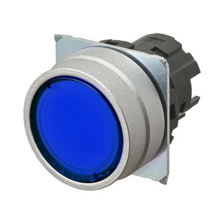 Omron A22NZ Series Blue Momentary Push Button Head, 22mm Cutout [A22NZ-MNM-TAA]; 214-7819