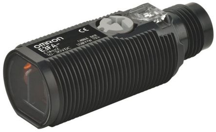 Omron Diffuse Photoelectric Sensor, Barrel Sensor, 100 mm Detection Range [E3FA-DN24]; 214-7903