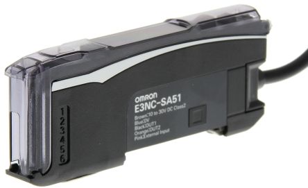 Omron Fibre Optic Sensor 1.2 m, PNP Output [E3NC-SA51 2M]; 214-7911