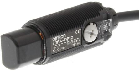 Omron Diffuse Photoelectric Sensor, Barrel Sensor, 300 mm Detection Range [E3RA-DP12 2M]; 214-7912