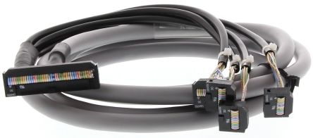 Omron PLC Cable for Use with CJ1W-OD232/OD262 and 4 P2RV-8-O-F Modules [P2RV-4-300C]; 214-7955