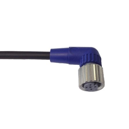 Omron Right Angle Female M12 to Unterminated Sensor Actuator Cable, 2m [XS2F-LM12PVC3A2M]; 214-7975