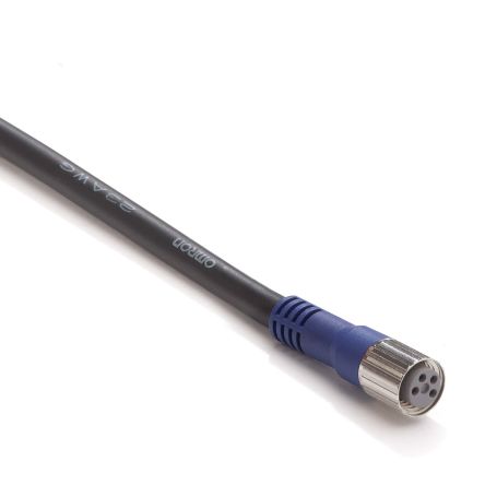 Omron Straight Female 4 way M8 to Unterminated Sensor Actuator Cable, 2m [XS3F-LM8PVC4S2M]; 214-7998