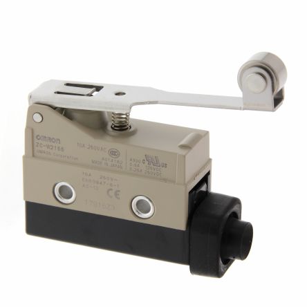 Omron Hinge Lever Limit Switch, 1NC/1NO, IP67, SPDT, Metal Housing, 240V ac Max, 15A Max [ZC-W2155]; 214-8028