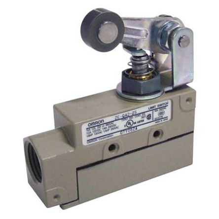 Omron Limit Switch, 1NC/1NO, IP60, SPDT, Metal Housing, 240V ac Max, 15A Max [ZE-QA2-2G]; 214-8029
