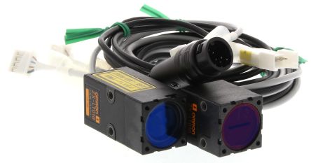 Omron Through Beam Photoelectric Sensor, Slot Sensor, 30 mm Detection Range [ZX-LT030 0.5M]; 214-8055