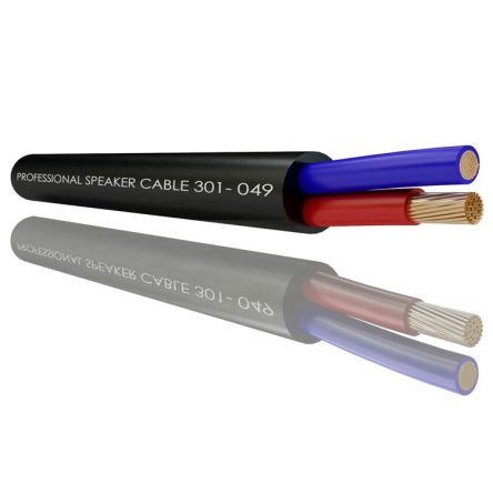 RS PRO 2 Core, 4 mm² CSA, 10mm od, 100m, Black [0]; 214-9608