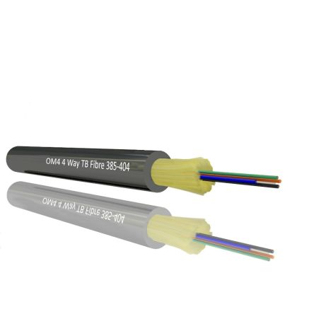 RS PRO OM4 Multi Mode OM4 Fibre Optic Cable, Black, 200m [0]; 214-9632