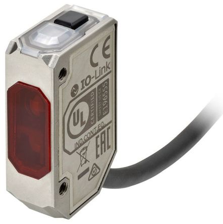Omron Photoelectric Sensor, Compact Sensor, 200 mm Detection Range [E3AS-L200MT 2M]; 215-1511