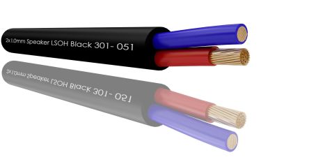 RS PRO 2 Core, 1 mm² CSA, 6.5mm od, 100m, Black [0]; 215-2396