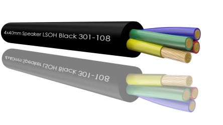 RS PRO 4 Core, 4 mm² CSA, 12.2mm od, 100m, Black [0]; 215-2408