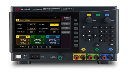 Keysight Technologies EDU36311A Series Bench Power Supply, 0 → 30V, 1A, 3-Output, 90W [EDU36311A]; 215-4791