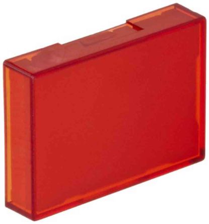 Omron Red Rectangular Push Button Lens [A16L-JR]; 215-5271