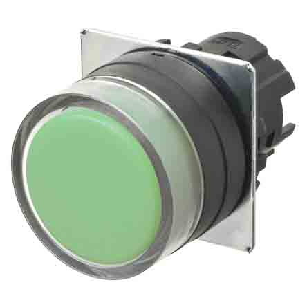 Omron A22NZ Series Momentary Push Button Head, 22mm Cutout [A22NZ-BGM-NGA]; 215-7061