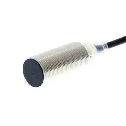 Omron Inductive Threaded Barrel Proximity Sensor, M18, 5 mm Detection, PNP NO, 10 → 30 V dc [E2B-M18KS05-WP-B1 2M]; 215-7123