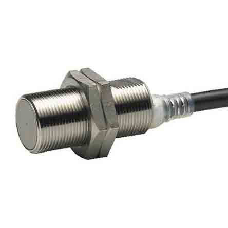 Omron Inductive Threaded Barrel Proximity Sensor, M30, 12 mm Detection, PNP NO, 12 → 24 V dc [E2EH-X12B1 2M]; 215-7135