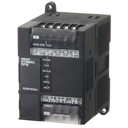 Omron CP1E Series PLC CPU for Use with CP1E, Normal Input [CP1E-E10DR-D]; 215-7335