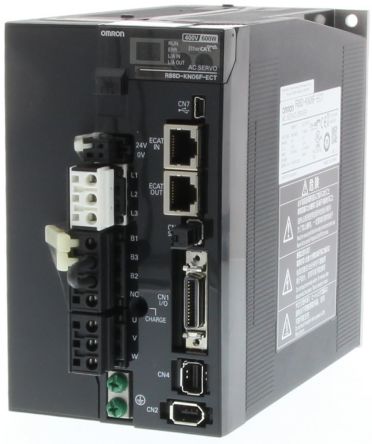 Omron 0.6 kW Servo Drive, 400 V, 3 Phase [R88D-KN06F-ECT]; 215-7565