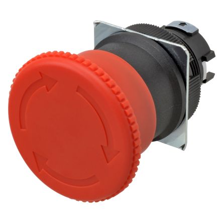 Omron A22NE Series, Twist Release, Emergency Stop Push Button Head [A22NE-M-N]; 215-7702