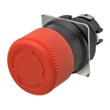 Omron A22NE Series, Twist Release, Emergency Stop Push Button Head [A22NE-S-N]; 215-7707