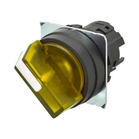 Omron A22NZ Series 2 Position Selector Switch Head, 22mm Cutout [A22NZ-2BM-TYA]; 215-7711