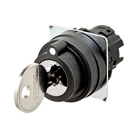 Omron A22NZ 3-position Key Switch Head, Manual Return, 22mm Cutout [A22NZ-3BM-01DA]; 215-7720