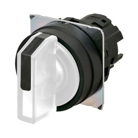 Omron A22NZ Series 3 Position Selector Switch Head, 22mm Cutout [A22NZ-3BM-TWA]; 215-7721