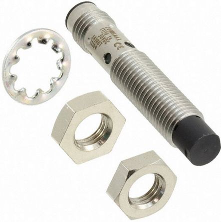 Omron Inductive Threaded Barrel Proximity Sensor, M8, 4 mm Detection, NPN NO, 10 → 30 V dc [E2B-S08KN04-MC-C1]; 215-7743