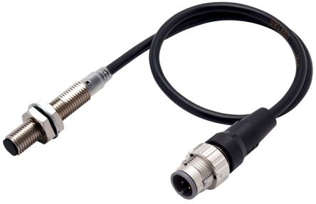 Omron Inductive Threaded Barrel Proximity Sensor, M12, 4 mm Detection, PNP NO, 10 → 30 V dc [E2E-X4B1TL12-M1TJ 0.3M]; 215-7750
