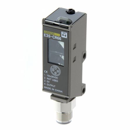 Omron Retroreflective Photoelectric Sensor, Block Sensor, 3 m Detection Range [E3S-CR66]; 215-7773