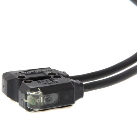Omron Through Beam Photoelectric Sensor, Block Sensor, 300 mm Detection Range [E3T-ST23 2M]; 215-7789