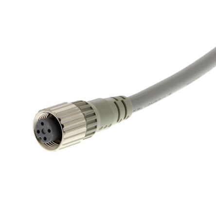 Omron 4 way M12 to Unterminated Sensor Actuator Cable, 10m [XS2F-D421-J80-F]; 215-7913