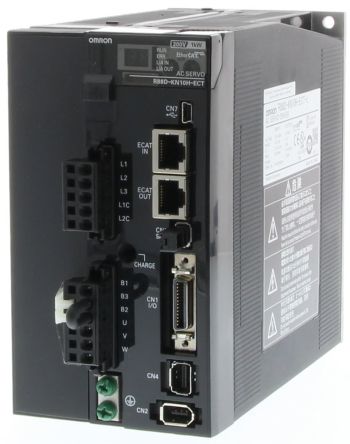 Omron 0.75 kW Servo Drive, 200 → 240 V, 1 Phase, 6.6 A, Motion Function, 250 V [R88D-KN08H-ECT]; 215-8247