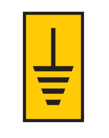 HellermannTyton WIC Snap On Clip On Cable Marker, Yellow, Pre-printed "ERDE", 2 → 2.8mm Cable, for Cables and [561-01734 WIC1-EARTH-PA66-YE]; 215-8567
