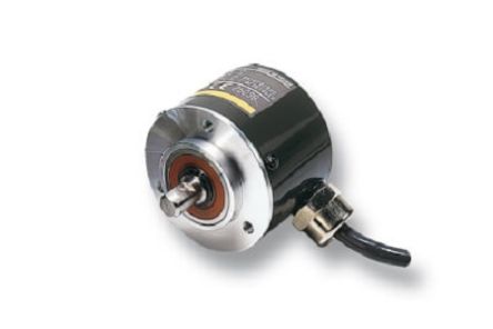 Omron Absolute Absolute Encoder, 720 ppr, PNP Open Collector Signal, Radial, Thrust Type [E6C3-AG5B 720P/R 2M]; 215-8868