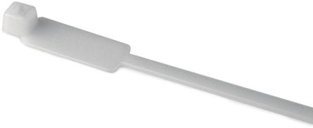 HellermannTyton Cable Ties, Releasable, 203.2mm x 28 mm, Natural Polyamide 6.6 (PA66), Pk-100 [111-85019 IT50R-PA66-NA]; 215-9023
