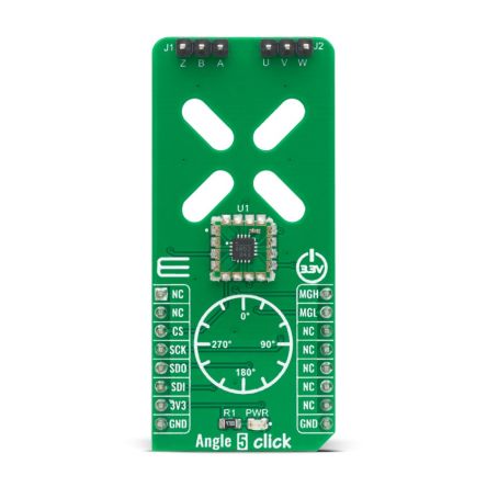 MikroElektronika Angle 5 Click Development Kit for MA302 MCU [MIKROE-4270]; 216-7510