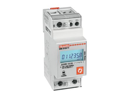 Lovato 1 Phase LCD Energy Meter [DMED120T1]; 216-8273