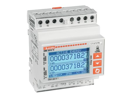 Lovato 3 Phase LCD Energy Meter [DMED310T2MID]; 216-8274