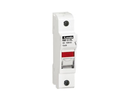 Lovato 32A Rail Mount Fuse Holder, 1P, 1kV [FB01D1PL]; 216-8277