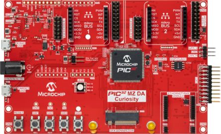 Microchip PIC32MZ DA Curiosity Microcontroller Development Board EV87D54A [EV87D54A]; 217-2894