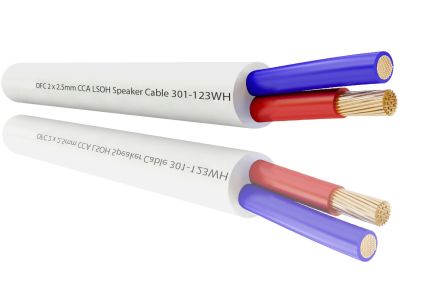 RS PRO 2 Core, 2.5 mm² CSA, 9.3mm od, 100m, White [0]; 217-4002