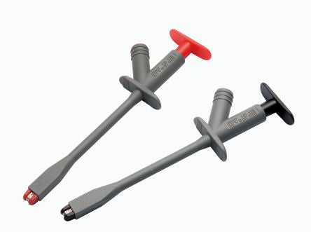 RS PRO Black, Grey, Red Grabber Clip with Crocodile Jaws, 10A, 1000V, 4mm Socket [0]; 217-5247