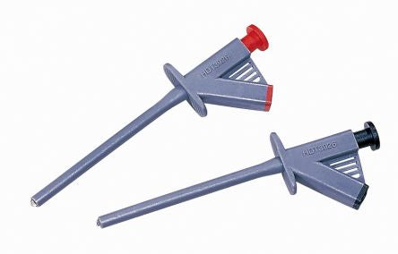 RS PRO Grey Hook Clip with , 2A, 1000V, 4mm Socket [0]; 217-5250